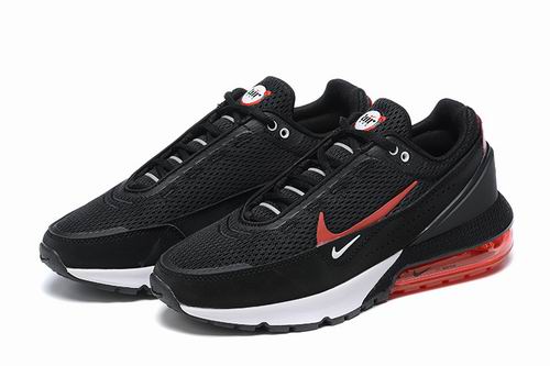 Nike Air Max Pulse Black Red Men's Shoes-10 - Click Image to Close